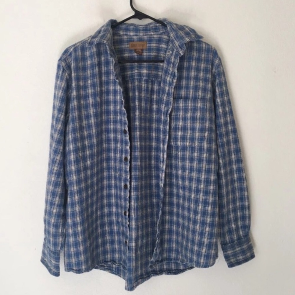 Faded Glory Beachy Vintage Flannel